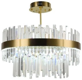 LED állítható fényerejű rúd csillár LED/80W/230V 3000-6500K arany + DO