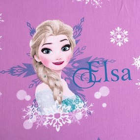Gumis egyszemélyes pamut gyerek lepedő 90x200 cm Frozen – Jerry Fabrics