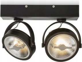 Rendl Kelly Led II DIMM fekete fali/mennyezeti Led lámpa, 12W, szabályozható fényerővel
