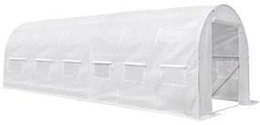 Fóliasátor 200x300x600 cm erősített vázzal+fólia