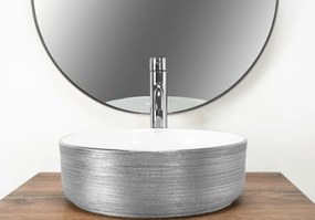Pultos mosdókagyló Rea Sami Brush Silver