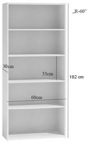 Cordoba II New R60 Polc 60 cm - Fehér N