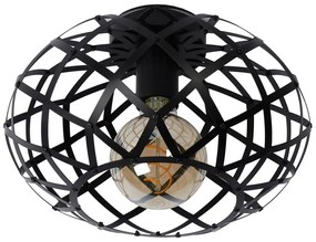 Lucide 21117/30/30 - Mennyezeti lámpa WOLFRAM 1xE27/40W/230V fekete