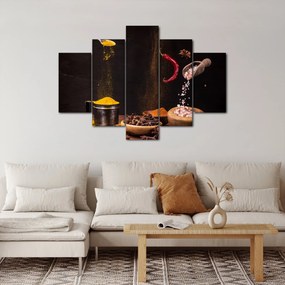 Kép - Fűszerek mozgásban (150x105 cm)