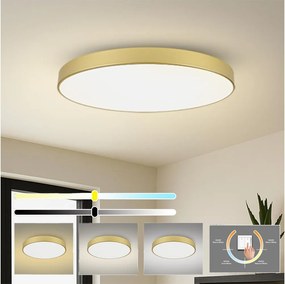 Brilagi-LED POOL mennyezeti lámpatest LED/180W/230V 3000/4500/6000K átmérő 120 cm aranyszínű