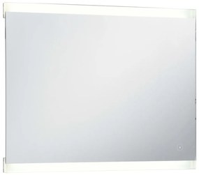 LED-es fürdőszobai falitükör érintésérzékelővel 80 x 60 cm