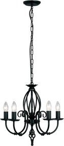 Elstead Lighting ARTISAN ART5-BLACK Csillár 5x60W/E14