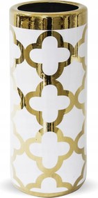 Stílusos Kerámia esernyő Glamour arany fehér esernyőtartó