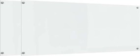 vidaXL Konyhai splashback 2 pcs Átlátszó 110 x 40 cm edzett üveg