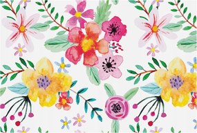 Fotótapéta Flizelin Fal a Hálószobába Virágos frissesség 104x70 Ragasztó