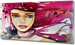 Fotó-üvegkép Absztrakt nő 100x70