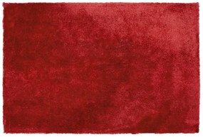 Piros hosszú szálú szőnyeg 200 x 300 cm EVREN Beliani