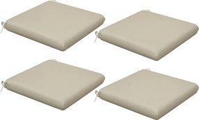 Outsunny 4 db-os étkezőszék párna készlet 47x47x7 cm vízálló és UV 50+ védelemmel | Aosom