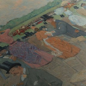 Kép - Jean-Louis Forain, The Races at Longchamp, reprodukciók (120x50 cm)
