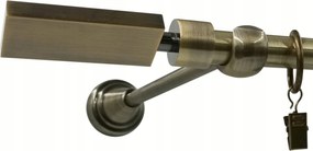 Függönyrúd Egyágú Arany 16mm Light Angelo 200cm