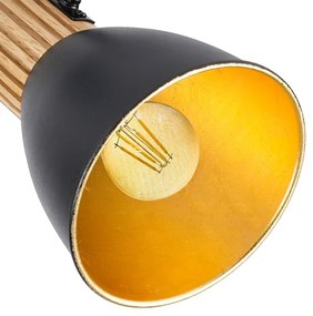 Brilagi - Spotlámpa ODENSE 3xE14/10W/230V kaucsukfa/fekete