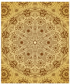 Fotótapéta dísz Mandala csipkével - 225x270 - cm