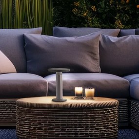 Brilliant - LED Napelemes dimmelhető érintős lámpa MAGUA LED/2W/3,7V IP44 fekete