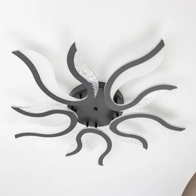 Brilagi - LED Dimmelhető felületre szerelhető csillár TWIST LED/65W/230V 3000-6500K fekete + távirányító