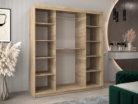 Ruhásszekrény 180 cm Eclipse (szonoma tölgy + szonoma tölgy). 1063426