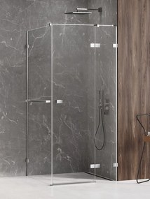 New Trendy Avexa zuhanykabin 80x80 cm négyzet króm fényes/átlátszó üveg EXK-2414