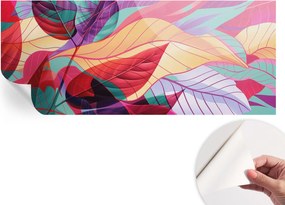 Öntapadós fali fotótapéta Hálószoba Absztrakt levelek 250x104