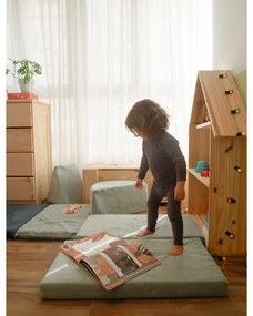 Világoskék kordbársony habszivacs játszótér Bloque Montessori – Little Nice Things