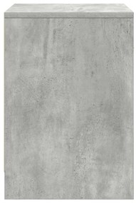 2 db betonszürke éjjeliszekrény fiókkal 40x34x50 cm