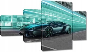 Vászonkép 130x80 Szuper autó Türkiz