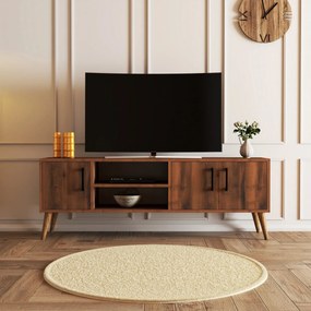 TV asztal Exxen diófa
