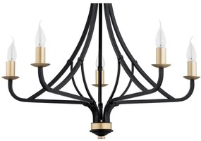 Argon 2171 - Csillár láncon LORENZO 5xE14/7W/230V