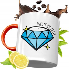 Narancssárga Bögre Ajándék Bácsinak fényképes nyomattal