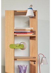 Szürke asztali lámpa üveg búrával (magasság 23 cm) Lure – Hübsch