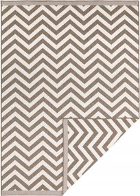 Teraszszőnyeg, pálma barna cikk-cakk 200x290 cm