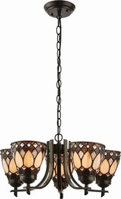 Endon BROOKLYN 74352 Csillár 5x40W/E14 IP20