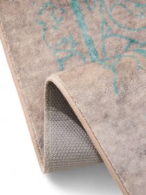 Washable Rug Miray Grey/Turquoise 160x230 cm