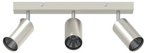 Mennyezeti Spotlámpa 3 Irányban Állítható Brushed Nickel GU10