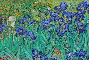 Dekoratív fotótapéta falra Könnyű összeszerelés Kerti virágok 104x70 Ragasztó