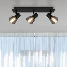 Globo 54307-3 - CLAUDE 3xE14/40W spotlámpa, fekete, 230V