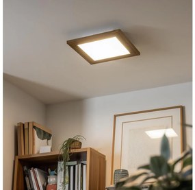 Eglo - LED RGBW SALOBRENA-C panel 16W 230V barna + távirányító