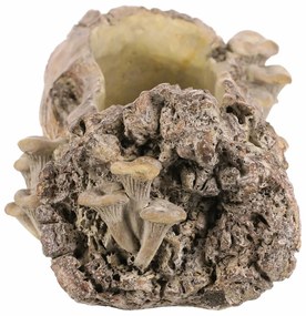 Beton burkolat - virágládika, fa gombákkal, 49 x21 x 15 cm