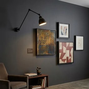 Brilagi - Fali lámpa QUILL 1xE27/40W/230V 83 cm fekete