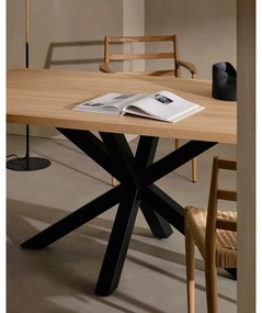 Natúr színű tölgyfa étkezőszék szett 2 db-os Analy – Kave Home