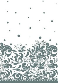 Díszes Silver papír asztalterítő 120x180 cm