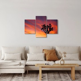 Naplemente egy fa sziluettje felett (90x60 cm)