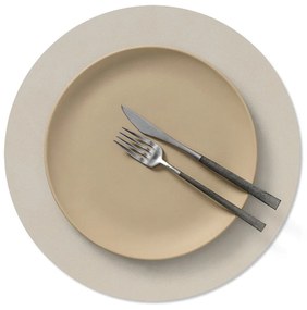 Öko bőr tányéralátét ø 30 cm Circle M Nupo – LIND DNA