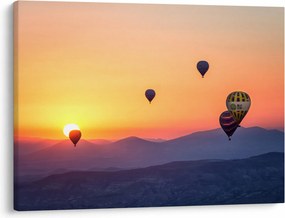 Hőlégballon képe (70x50 cm)