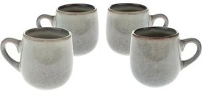 4 db Warm kerámia bögre szett 100 ml, szürke