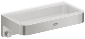 GROHE 41107DC0 - START CUBE zuhanypolc, 200 mm, rozsdamentes acél