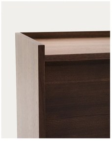 Barna komód diófa dekorral 200x80x45 cm Onix – Kave Home